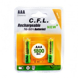 باتری نیم قلمی AAA شارژی CFL 1800