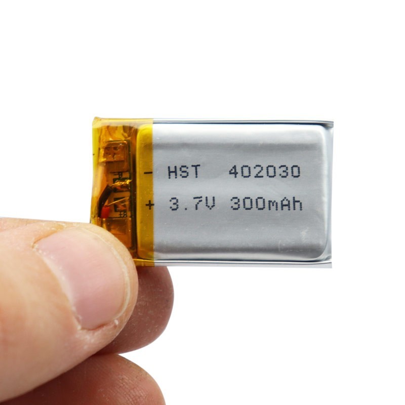 باتری لیتیوم ۳۰۰mAh 30*10*16mm 402030