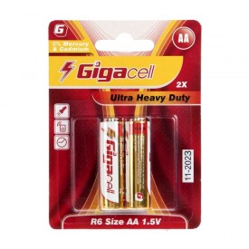 باتری قلمی AA برند Gigacell مدل Ultra Heavy Duty کارتی