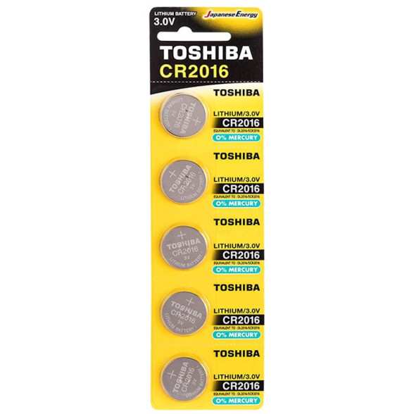 باتری سکه ای TOSHIBA مدل CR2016