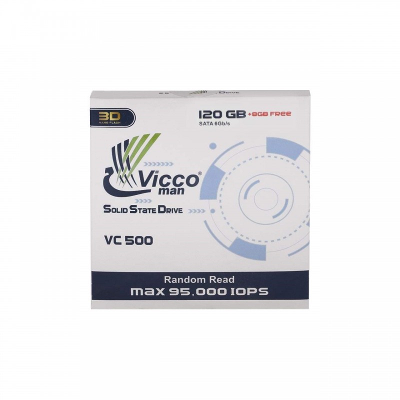 هاردSSD ویکومن 3NAND مدل VC500 ظرفیت 120GB + 8GB