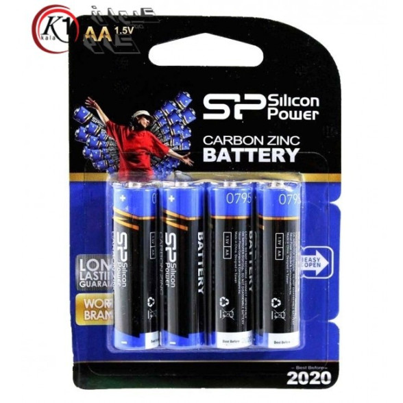 باتری قلمی 4 تایی سیلیکون پاور SP AA پک دار|باطري قلمي|باتري|باطري|كيوان كالا