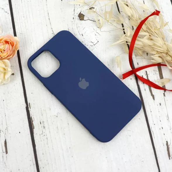 قاب سیلیکونی Highcopy ایفون iPhone 12 سرمه ای