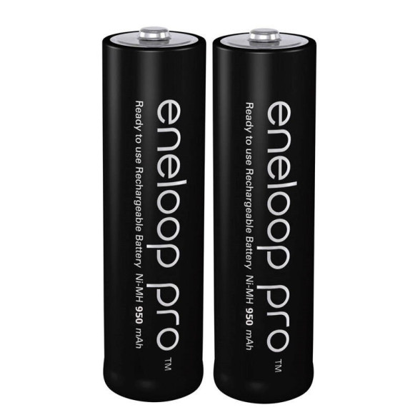 باتری شارژی نیم قلمی Panasonic eneloop pro ظرفیت 950mAh