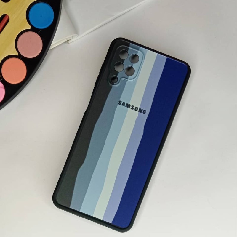 قاب رنگین کمانی محافظ لنزدار Samsung A12 / M12 سری 11