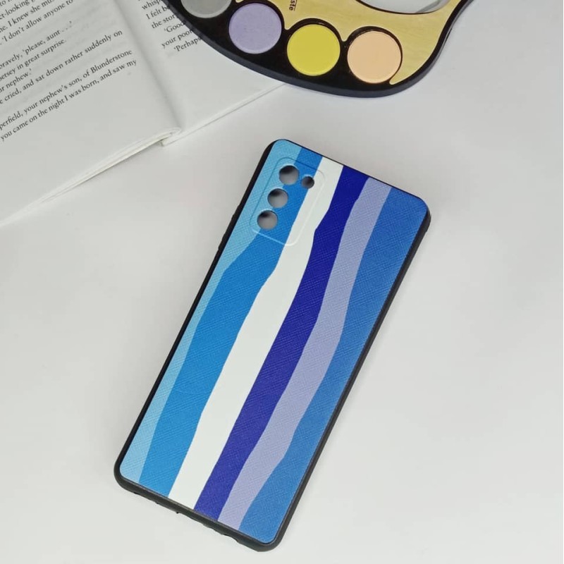 قاب رنگین کمانی محافظ لنزدار Samsung A03s سری 1