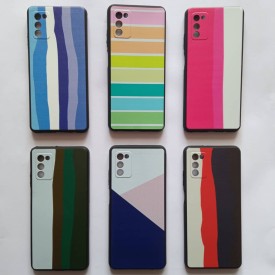 قاب رنگین کمانی محافظ لنزدار Samsung A03s