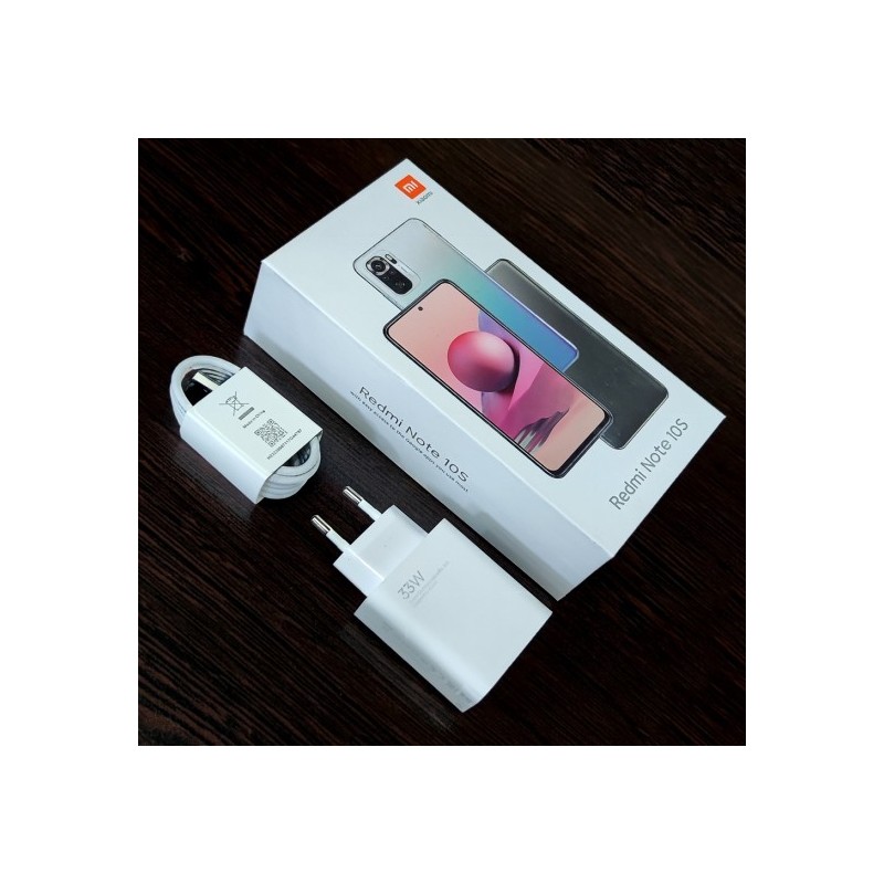 شارژر اورجینال همراه با کابل و کارتون Redmi Note 10S