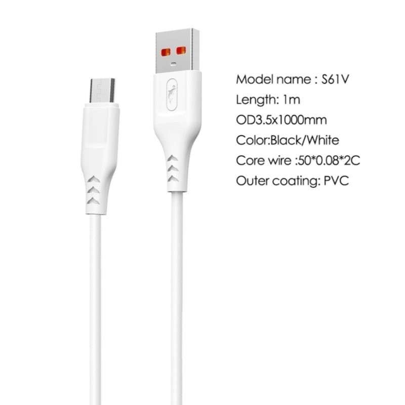 کابل  Micro USB برند SKYDOLPHIN مدل S61V