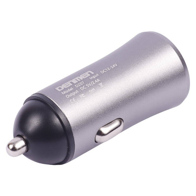 شارژر فندکی فست شارژ Denmen DZ07 2.4A 12W