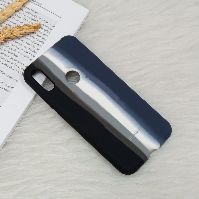 قاب سیلیکونی اورجینال رنگین کمانی Huawei Y6 2019 / Y6 Prime 2019