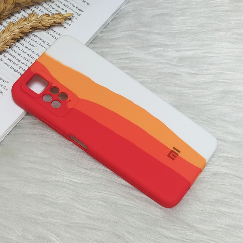 قاب سیلیکونی اورجینال رنگین کمانی Xiaomi Redmi Note 11 Pro