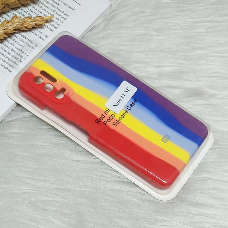 قاب سیلیکونی اورجینال رنگین کمانی Xiaomi Redmi Note 10 5G