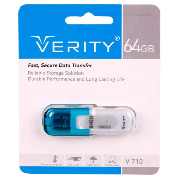 فلش مموری Verity مدل V710 ظرفیت 64 گیگابایت USB3