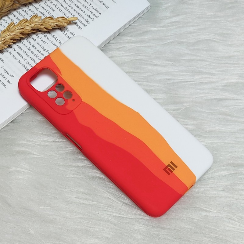قاب سیلیکونی اورجینال رنگین کمانی Xiaomi Redmi Note 11 4G / Note 11s