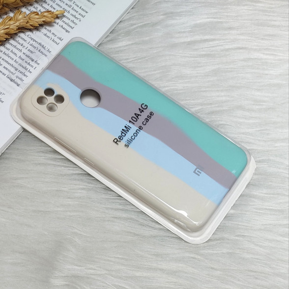 قاب سیلیکونی اورجینال رنگین کمانی Xiaomi Redmi 10A