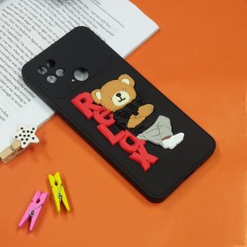 قاب سیلیکونی خرس TED محافظ لنزدار Xiaomi Poco C40