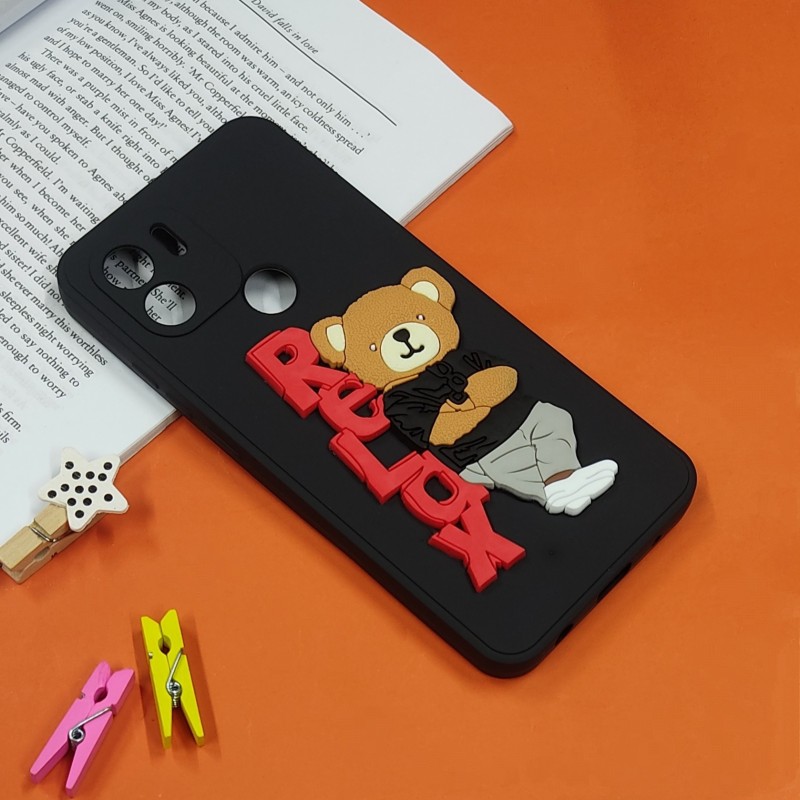 قاب سیلیکونی خرس TED محافظ لنزدار Xiaomi Redmi A1 plus