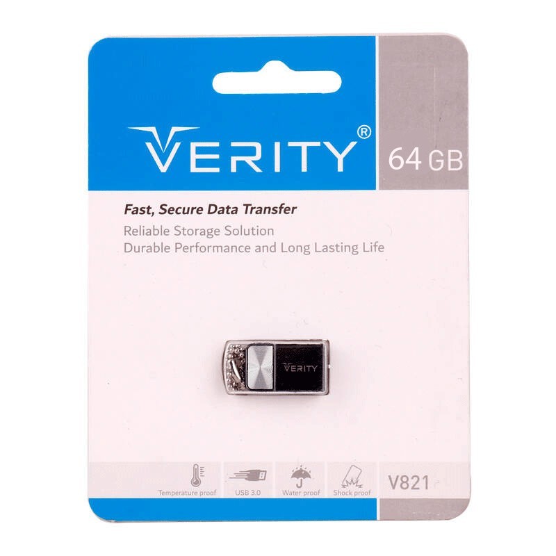 فلش مموری Verity مدل V821 ظرفیت 64 گیگابایت USB3.0