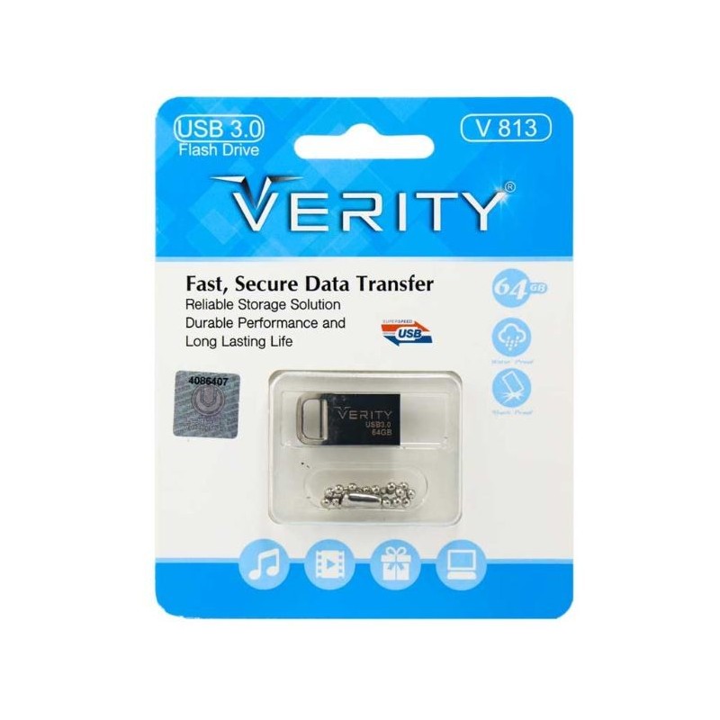 فلش وریتی VERITY مدل V813 ظرفیت 64 گیگابایت USB3.0