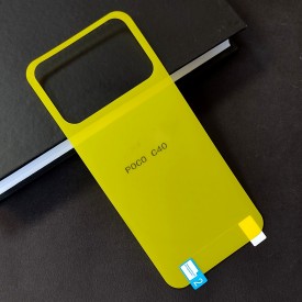 برچسب پشت تمام چسب زرد Xiaomi Poco C40