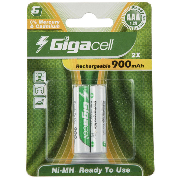 باتری شارژی نیم قلم گیگاسل ظرفیت 900mAh