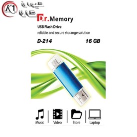 فلش OTG-USB DR.Memory 16GB مدل D-214|کیوان کالا