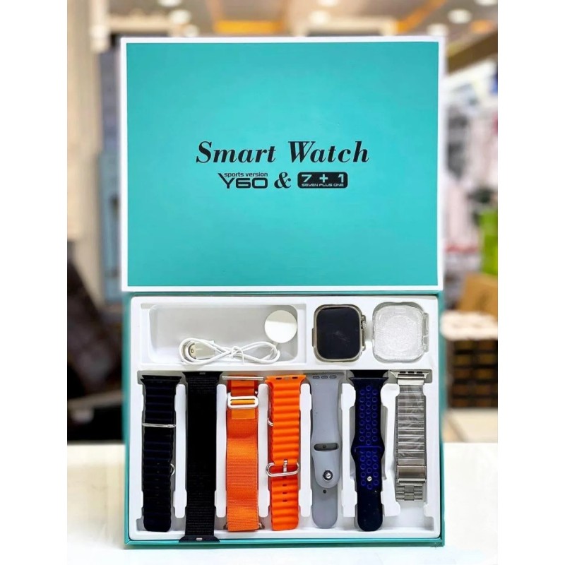 ساعت هوشمند Smart Watch مدل Y60 با 7 بند مختلف