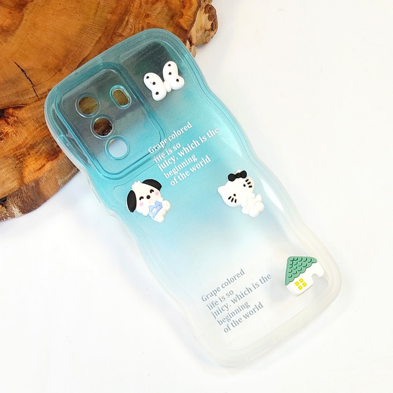 قاب عروسکی برجسته دورنگ Huawei Nova Y70 / Y70 Plus