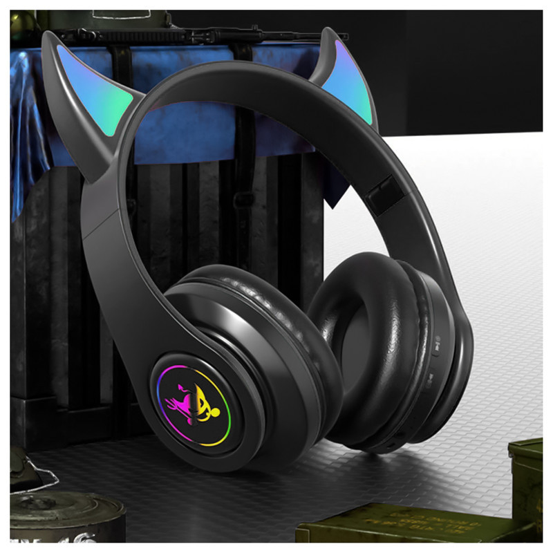 هدفون بلوتوثی SY-39 مدل Devil's horn