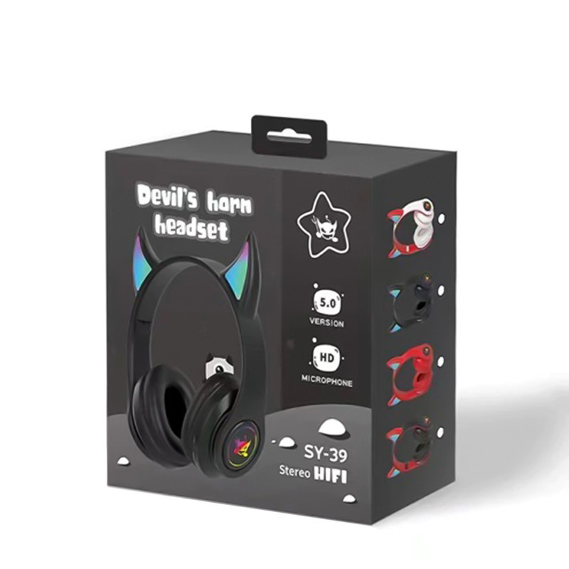 هدفون بلوتوثی SY-39 مدل Devil's horn
