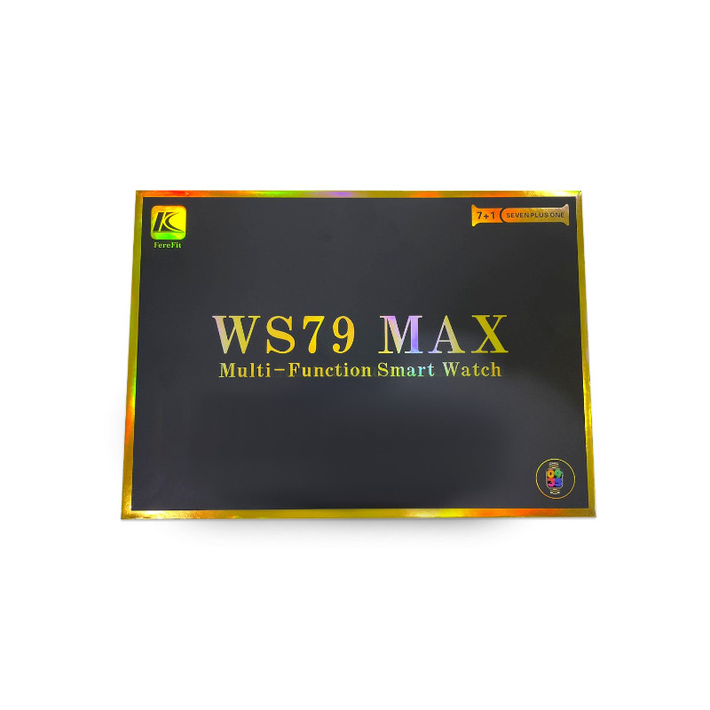 ساعت هوشمند WS79 MAX طرح اپل واچ سری 8 با 7 بند