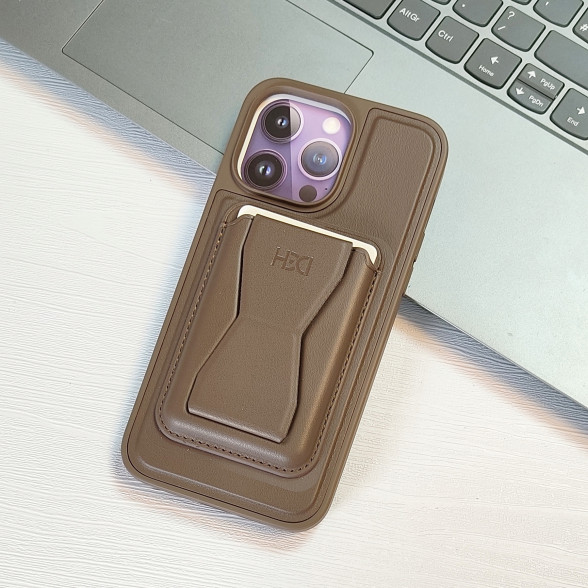 قاب چرم استندشو اورجینال Iphone 14 Pro Max