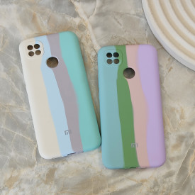 قاب سیلیکونی اورجینال رنگین کمانی Xiaomi Redmi 10A