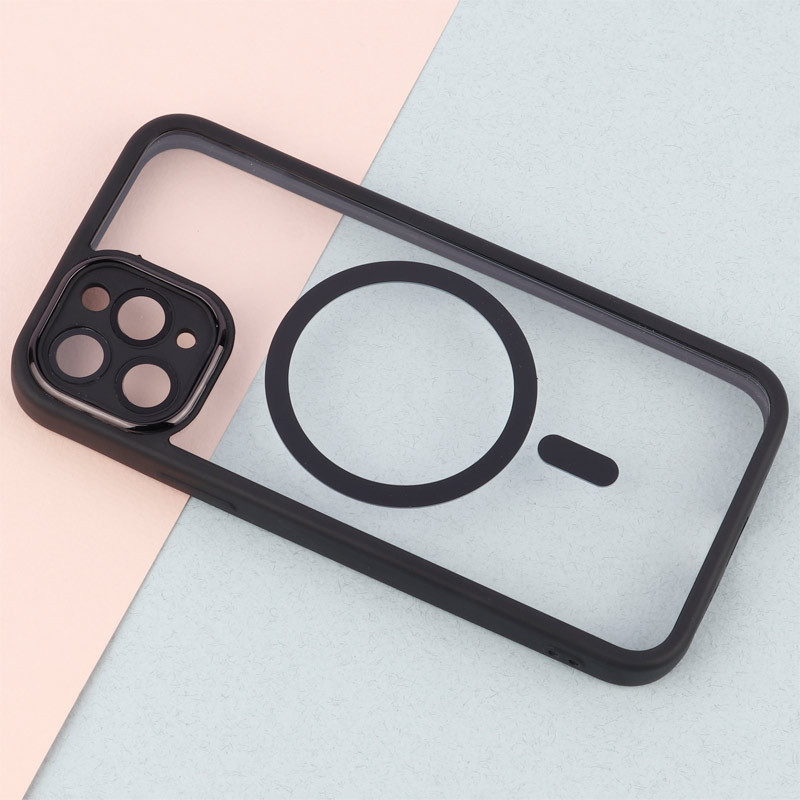 قاب شفاف دور سیلیکونی MagSafe مدل Iphone 11 Pro