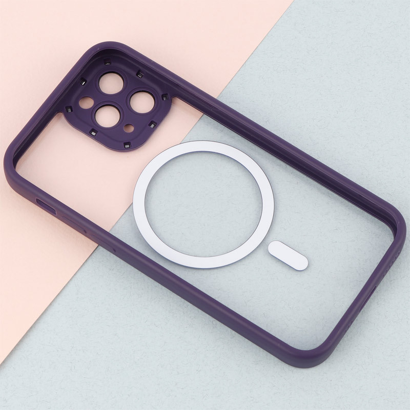 قاب شفاف دور سیلیکونی MagSafe مدل Iphone 11 Pro