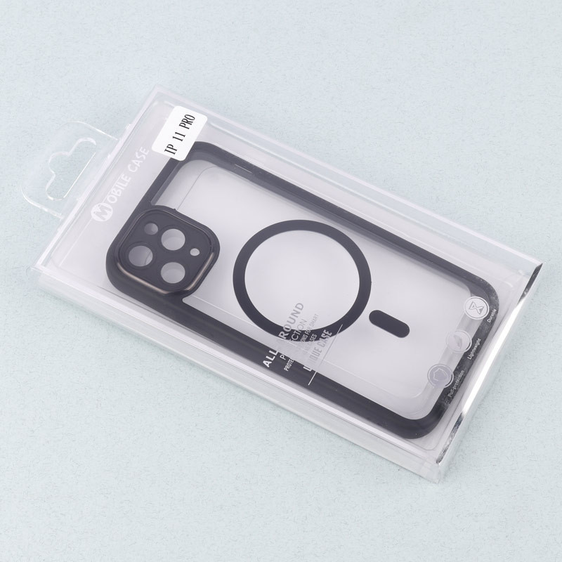 قاب شفاف دور سیلیکونی MagSafe مدل Iphone 11 Pro