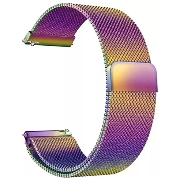 بند استیل هفت رنگ Milanese برای اپل واچ 22 mm