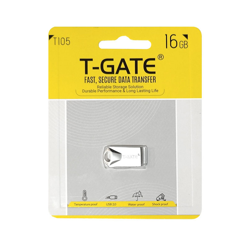 فلش مموری T-GATE مدل T105 ظرفیت 16 گیگابایت