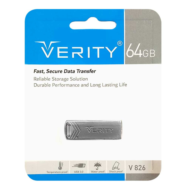 فلش مموری Verity مدل V826 ظرفیت 64 گیگابایت USB3.0