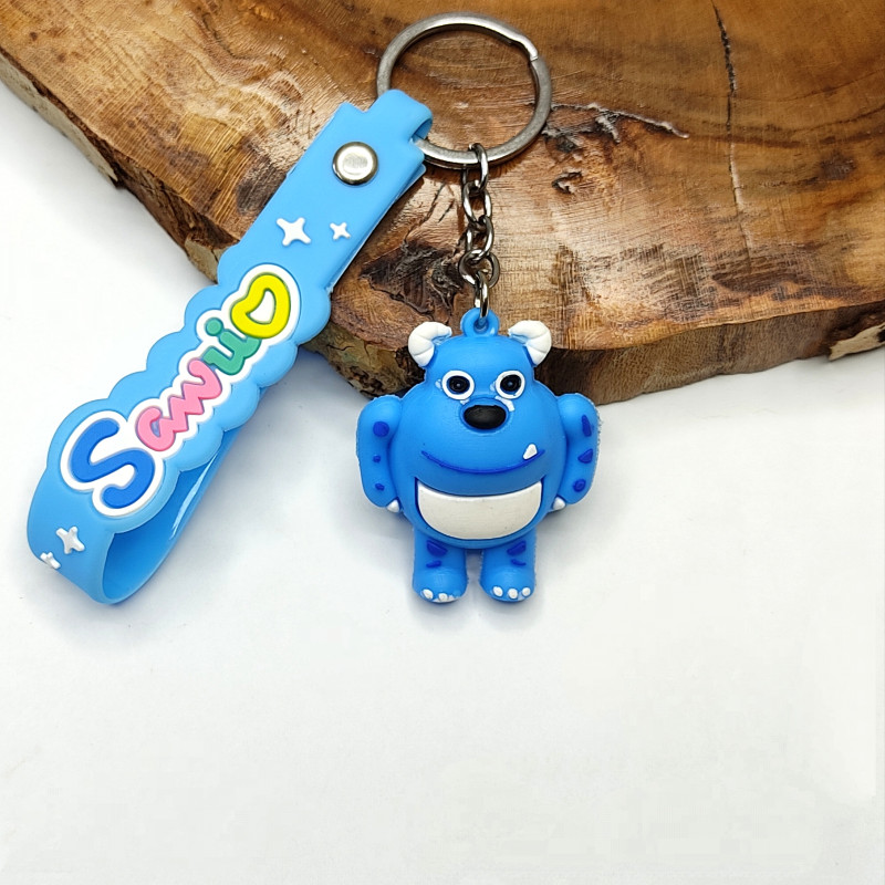 جاکلیدی سیلیکونی وارداتی کارخانه هیولاها همراه با بند آویز