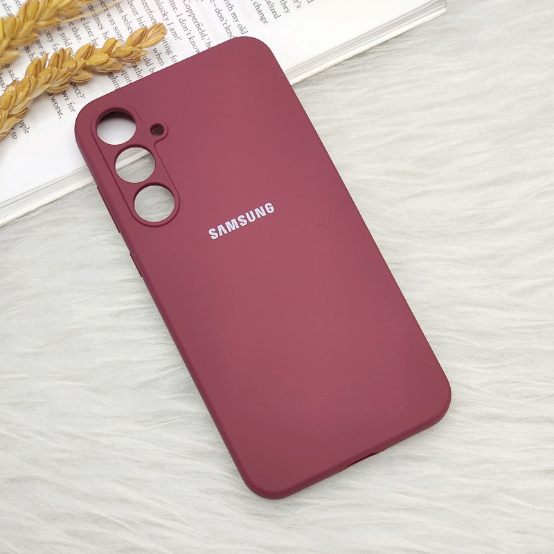 قاب سیلیکونی اورجینال محافظ لنزدار Samsung A55