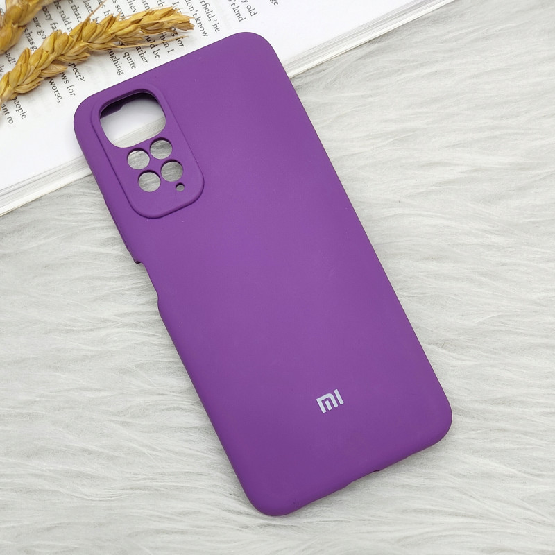 قاب سیلیکونی اورجینال محافظ لنزدار Xiaomi Redmi Note 11 4G / Note 11s