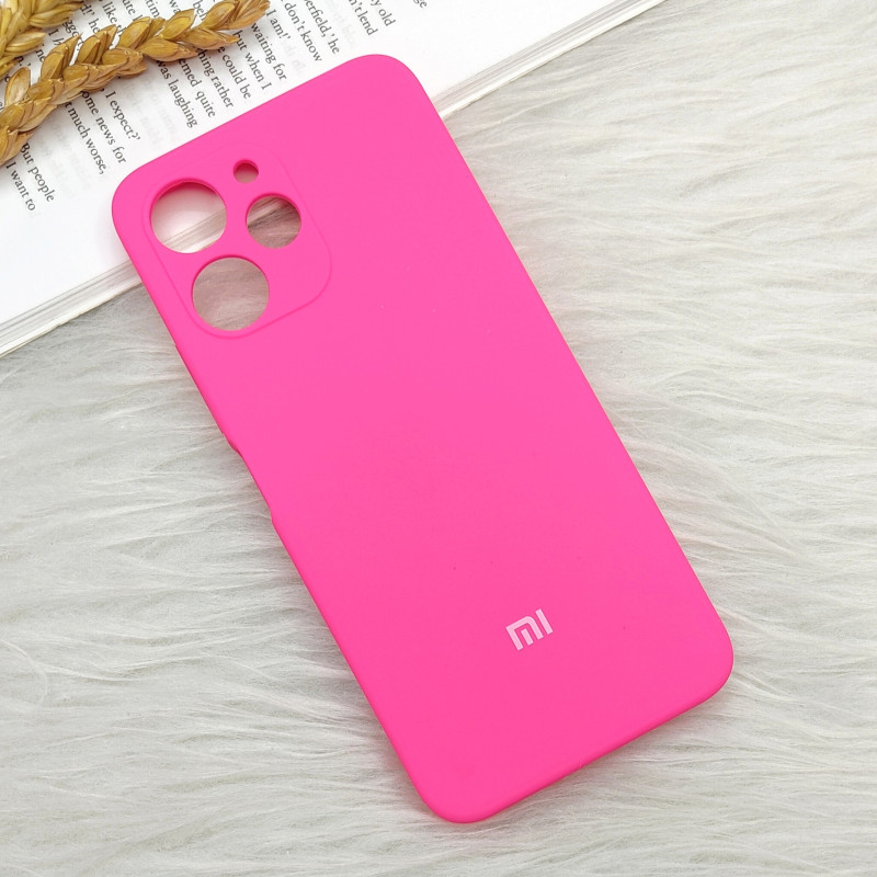 قاب سیلیکونی اورجینال محافظ لنزدار Xiaomi Redmi 12