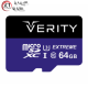 کارت حافظه microSDHC وریتی مدل  UHS-I U3 ظرفیت 64گیگابایت