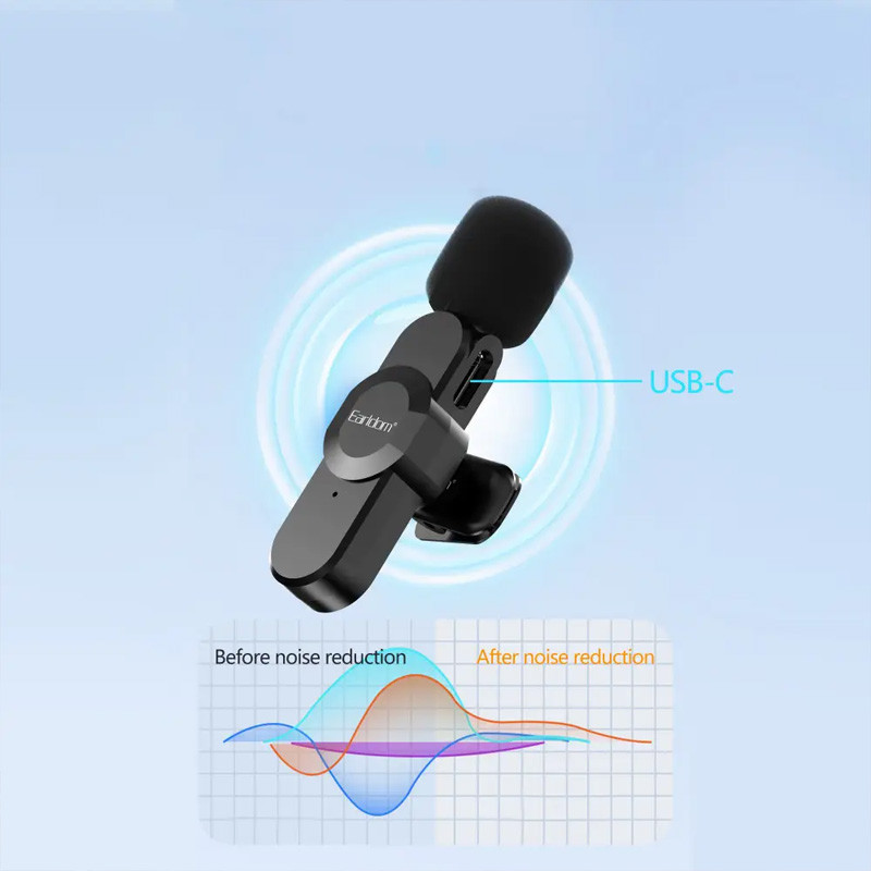 میکروفون بی سیم دو کاربره Earldom مدل MC8L