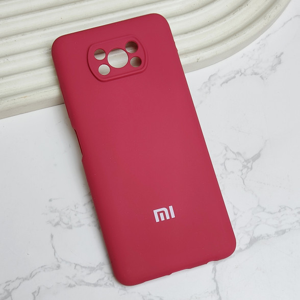قاب سیلیکونی اورجینال محافظ لنزدار Xiaomi Poco X3 / X3 NFC / X3 Pro