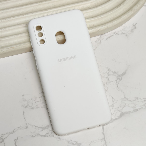 قاب سیلیکونی اورجینال محافظ لنزدار Samsung A20 / A30 / M10s