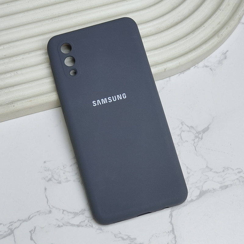 قاب سیلیکونی اورجینال محافظ لنزدار Samsung A02