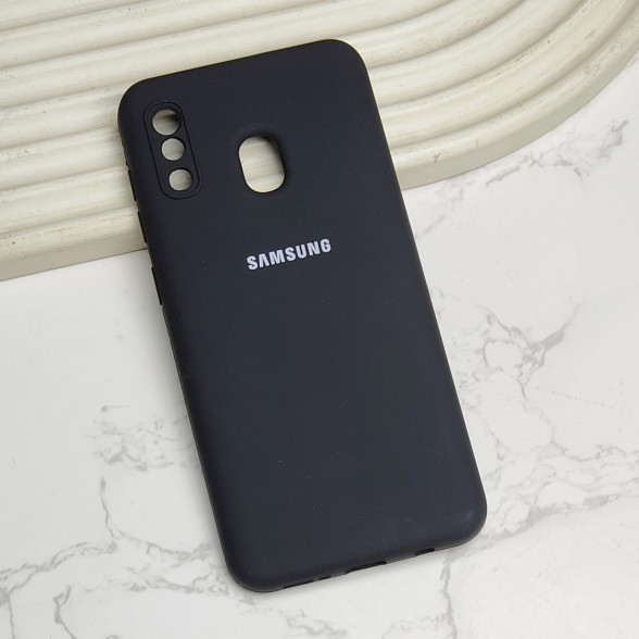 قاب سیلیکونی اورجینال محافظ لنزدار Samsung A20 / A30 / M10s